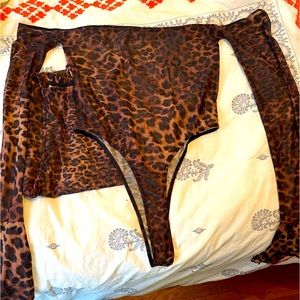 The Rxch Brand leopard set